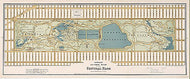Hinrichs' guide map of the Central Park by Oscar Hinrichs, 1875