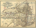 Map of the rail-roads of the state of New York, 1857