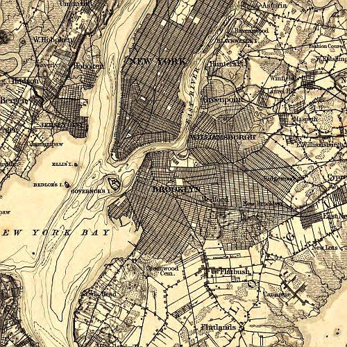 New York City and Environs, 1860