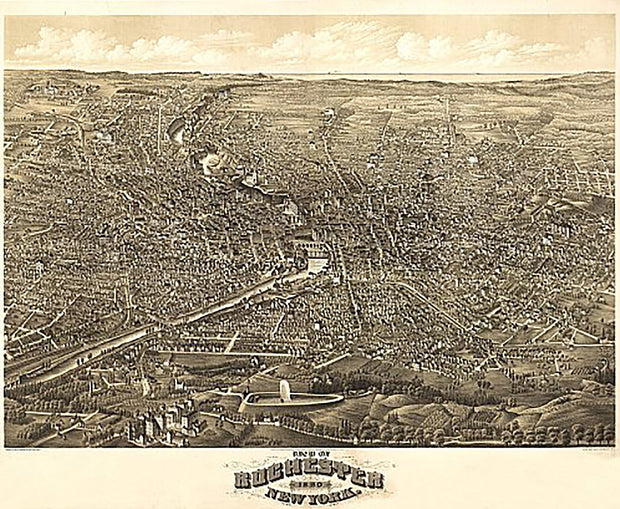 Rochester, New York by Beck & Pauli, 1880