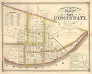 Topographical map of the city of Cincinnati, from actual survey by Doolittle & Munson, 1841