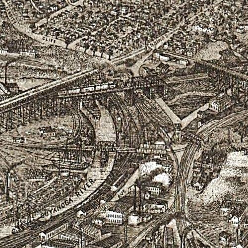 Cleveland, Ohio by C. H. Vogt & Son, 1887