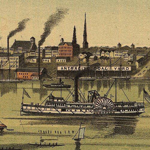 Toledo, Ohio by A. Ruger, 1876