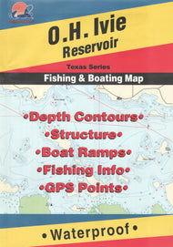 O.H. Ivie Reservoir by Fishing Hot Spots