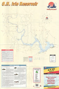 O.H. Ivie Reservoir by Fishing Hot Spots