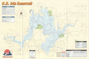 O.H. Ivie Reservoir by Fishing Hot Spots