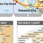 Alabama Wall Map by Rand McNally