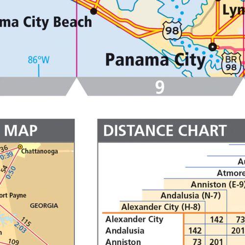 Alabama Wall Map by Rand McNally
