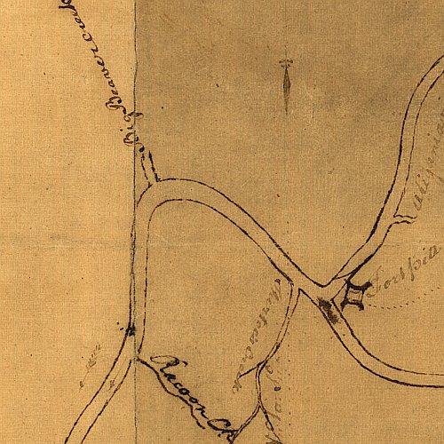 Fort Pitt annotated by George Washington, 1780