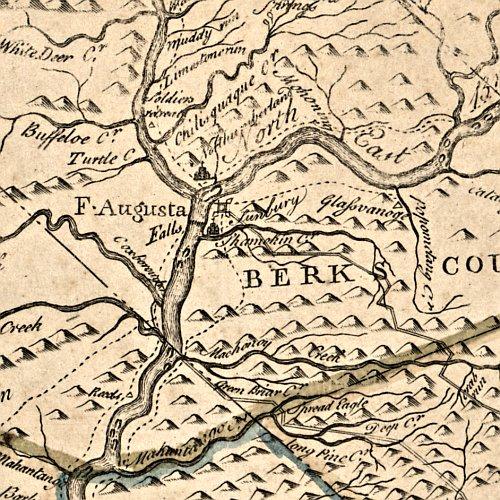 Province of Pennsylvania by William Scull, 1770
