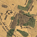 Map of the battlefield of Gettysburg by S. G. Elliott, 1864
