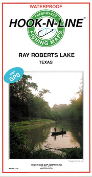 Ray Roberts Lake Fishing Map by Hook-N-Line