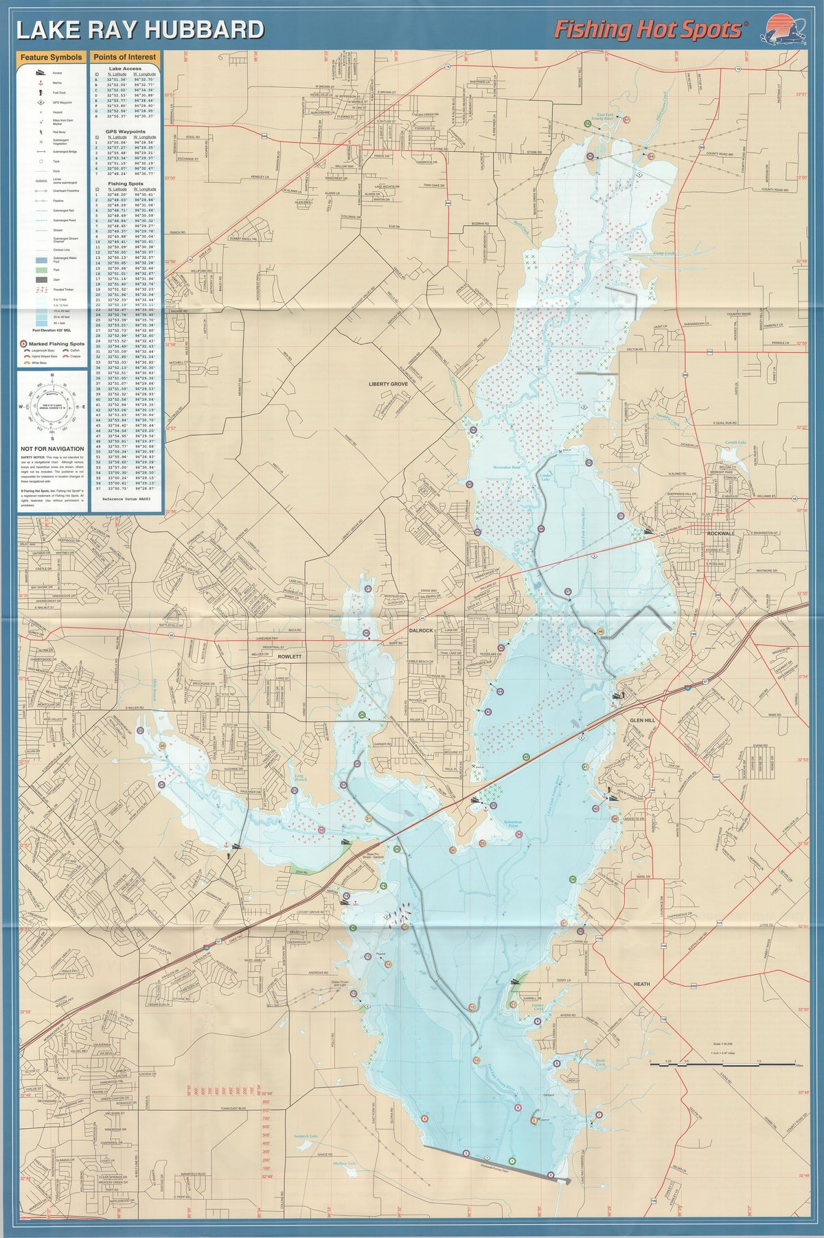 Lake Ray Hubbard by Fishing Hot Spots