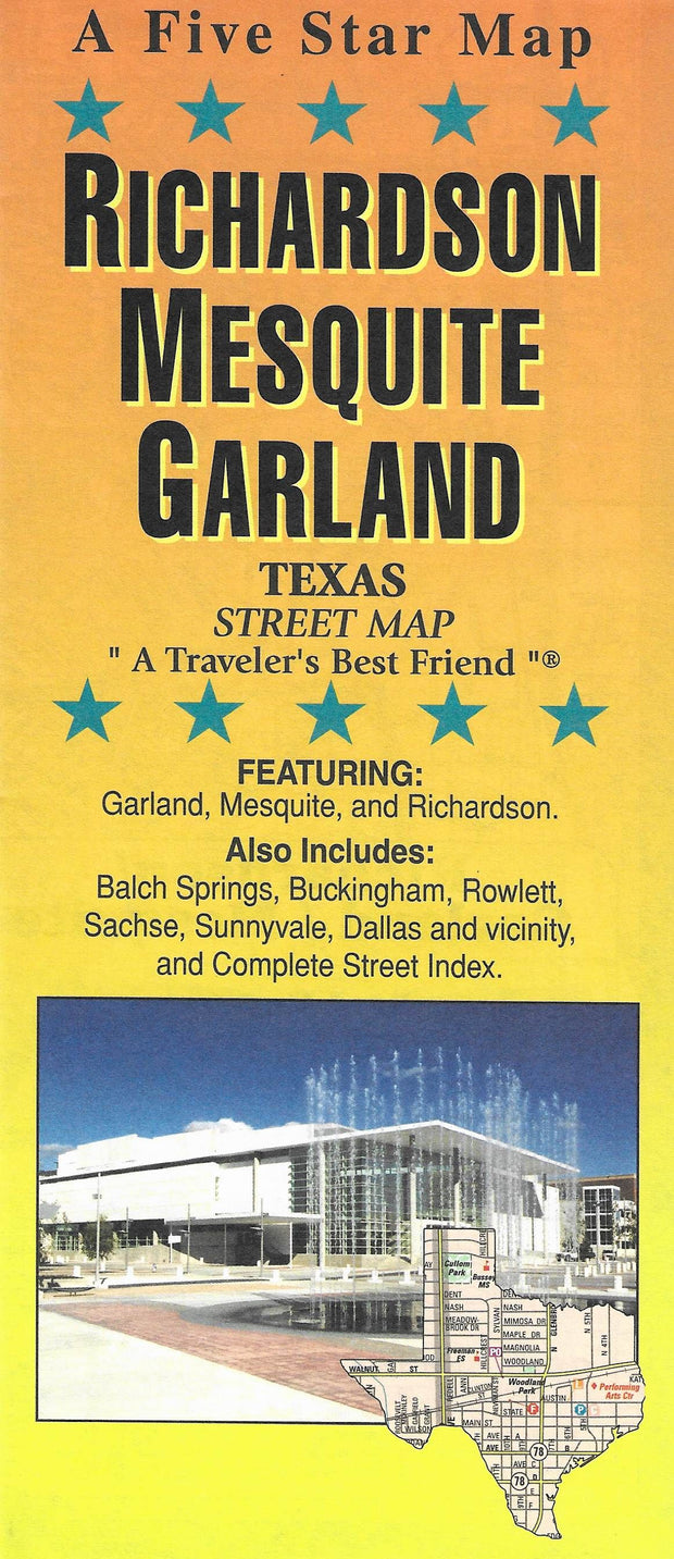Richardson/Mesquite/Garland by Five Star Maps