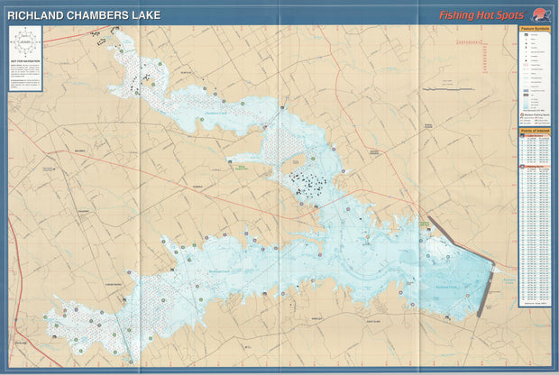 Richland Chambers Lake by Fishing Hot Spots