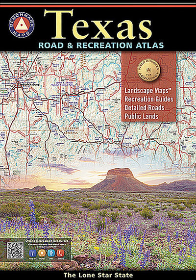 Texas Road & Recreation Atlas by Benchmark Maps