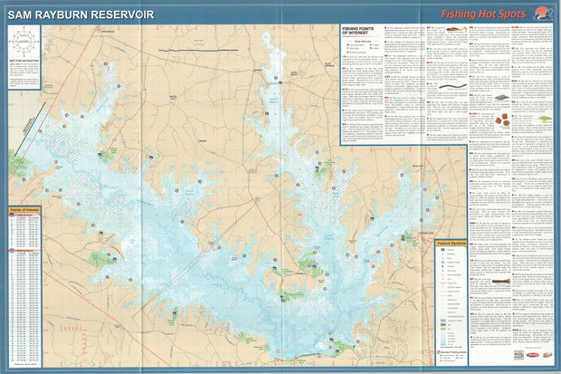 Texas Map Store fishing map