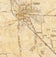 San Antonio Regional Area Major Arterial Wall Map - Antiqued Version