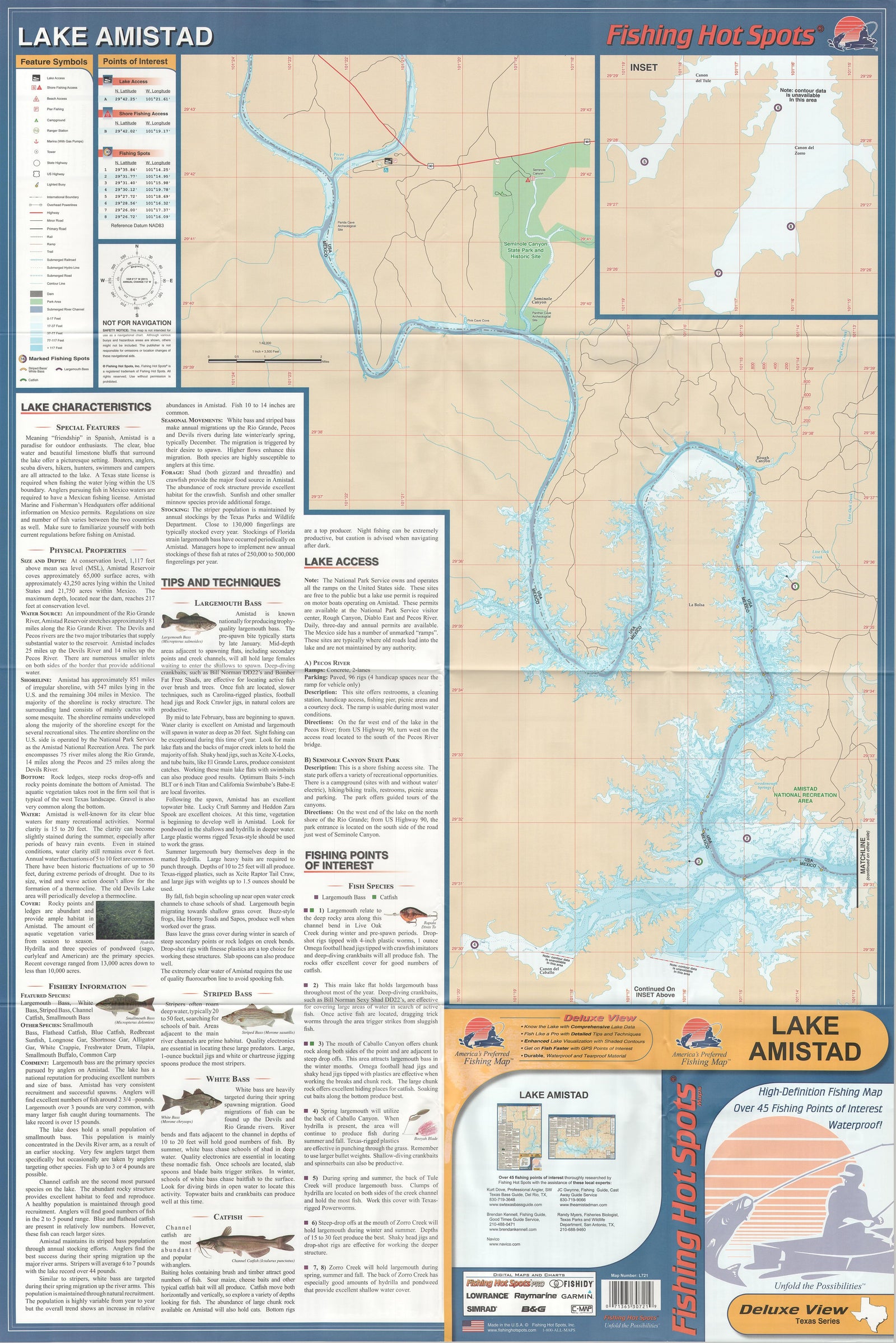 Lake Amistad by Fishing Hot Spots