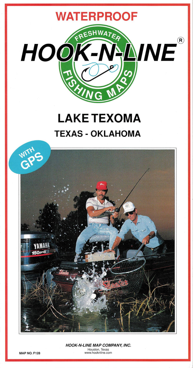 Lake Texoma Fishing Map by Hook-N-Line