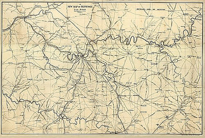 A new map of Tennessee by Capt. Michler