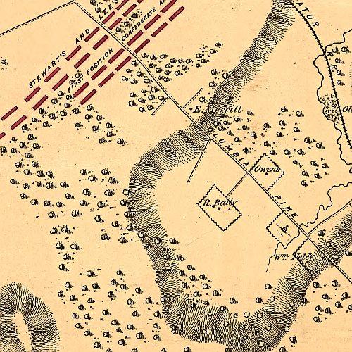 Battlefield in front of Franklin, Tenn.