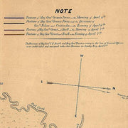 Map of the field of Shiloh, near Pittsburgh Landing, Tenn. on the 6th and 7th of April 1862