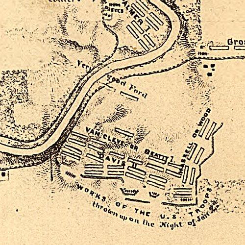 Topographical sketch of the battle field of Stone River near Murfreesboro, Tennessee, December 30th 1862 to January 3d 1863
