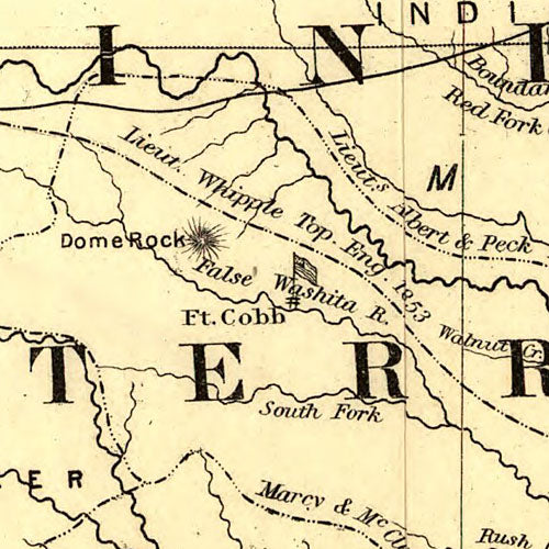 Houston & Texas Central Railroad 1867