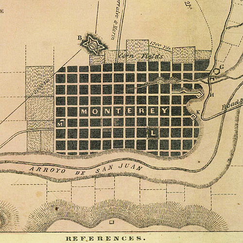 Mexico, Texas, Old and New California 1847