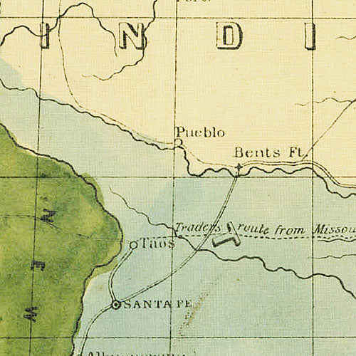 Mexico, Texas, Old and New California 1847