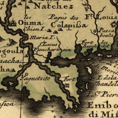 Tabula Mexicae et Floridae 1710