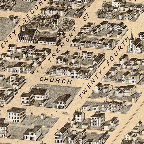 Galveston 1871 by Camille Drie