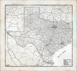 Texas Rustic Wall Map