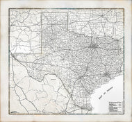 Texas Rustic Wall Map