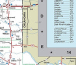 Texas Executive Wall Map by Texas Map Store