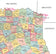 Texas County Town Wall Map