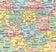 Texas County Town Wall Map