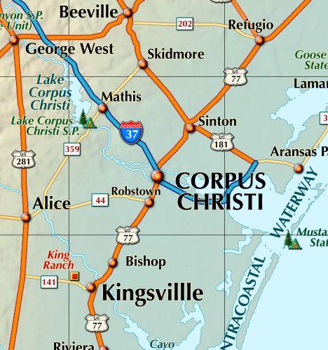 South Texas Regional Map