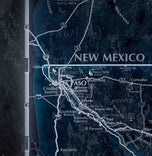 Stellar Texas Wall Map