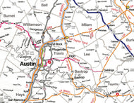 Railroads of Texas Wall Map