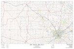 Texas Hill Country Wall Map