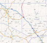 Texas Hill Country Wall Map