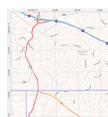 Texas Hill Country Wall Map
