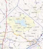 Texas Hill Country Wall Map