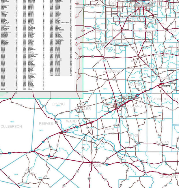 Texas Map Style Premium Style Texas Wall Map by Market Maps – Texas Map Store