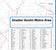 Greater Austin Metro Area Wall Map