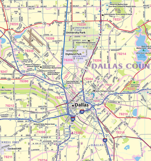 Interactive Map Of Dallas Area Map 70+ Dallas City Map Stock Photos,