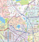 DFW Greater Metro Area Wall Map