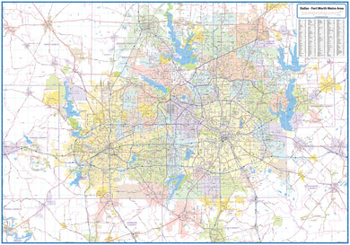 Dallas & Fort Worth Map